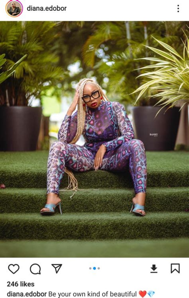 
BBNaija S7 : Housemate, Diana Edobor Causes Stir With New Photos Of Herself On Instagram 