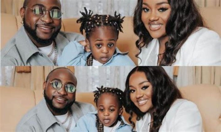 
Davido Posts A Rare Family Photo With Chioma And Their Son, Ifeanyi. 