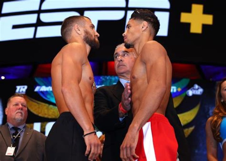 
Devin Haney slammed for ‘aggressively’ pushing Vasiliy Lomachenko at weigh-in| Watch 