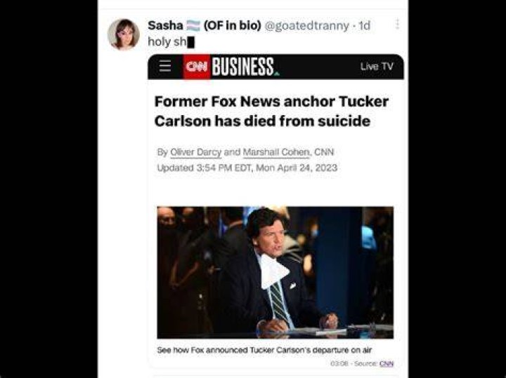 
Did Tucker Carlson die? Viral CNN article debunked 