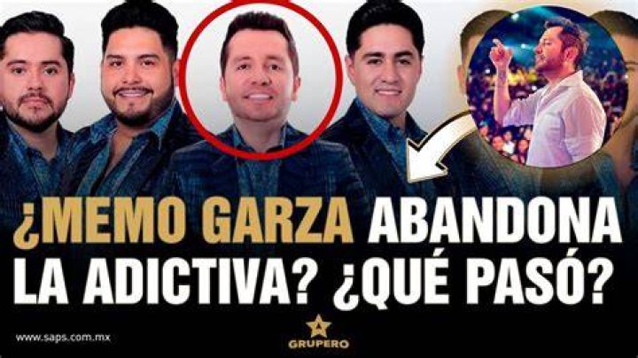Does Memo Garza, a member of La Adictiva, have a wife?