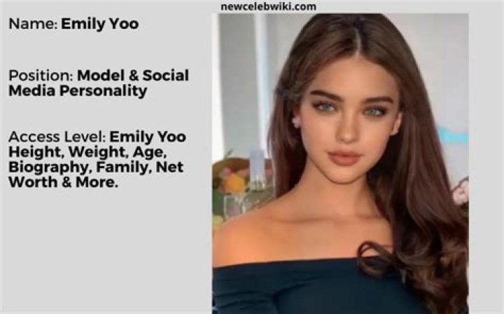 Emily Yoo Height, Weight, Net Worth, Age, Birthday, Wikipedia, Who, Nationality, Biography