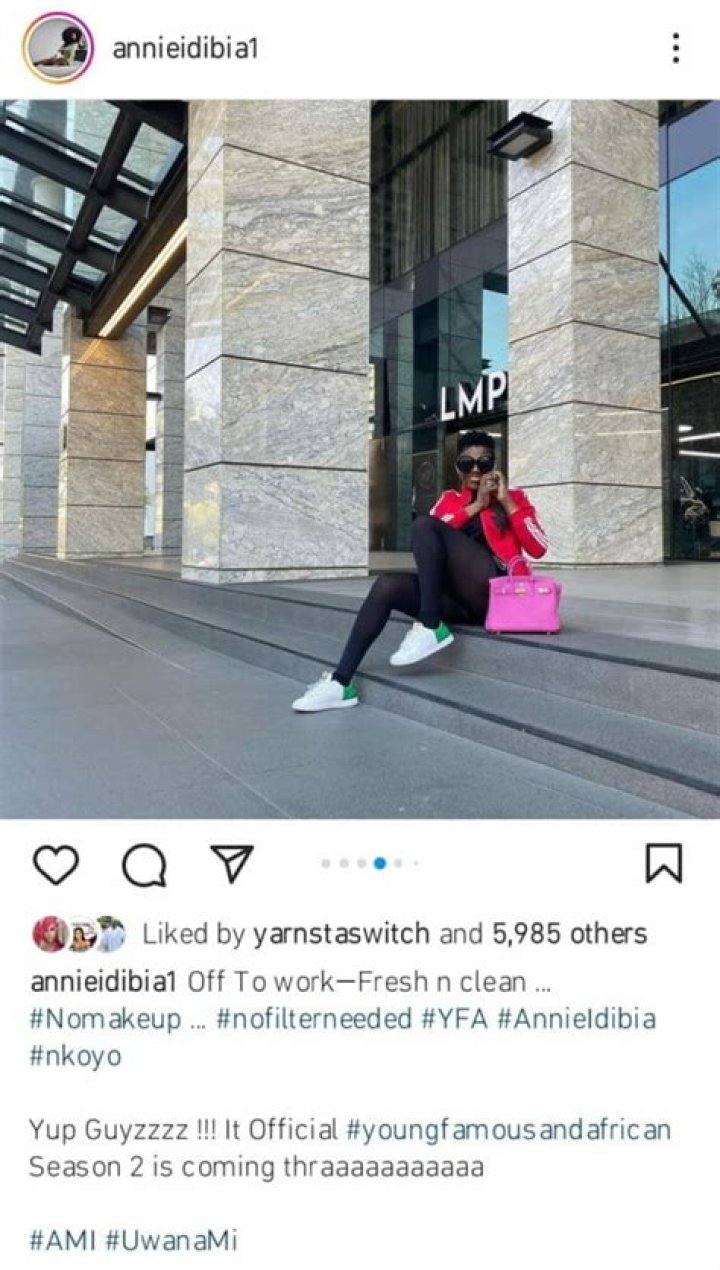 
Excitement As Annie Idibia Makes Huge Announcement 
