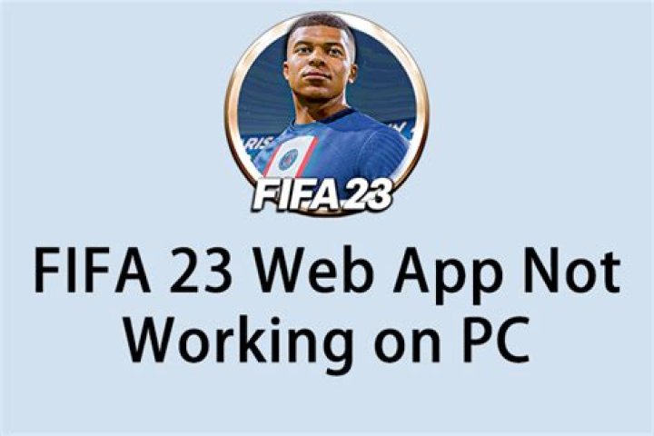 
FIFA 23 Web App Not Working, How To Fix FIFA 23 Web App Not Working? 
