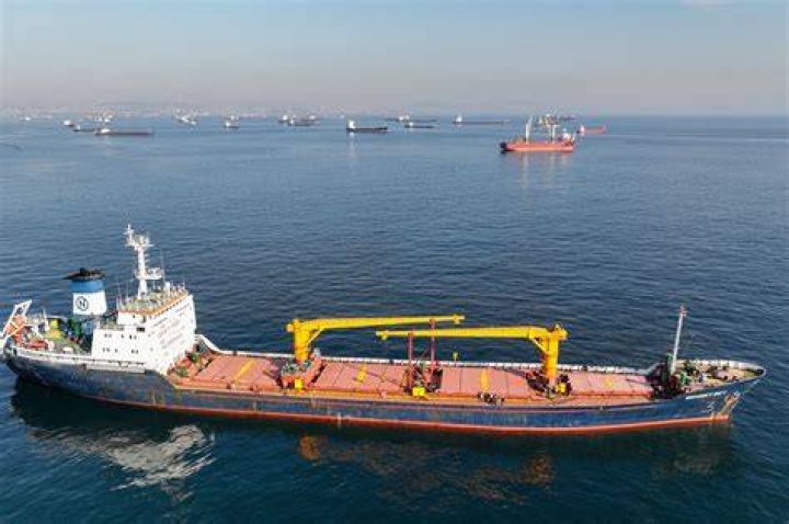
Grain shipments depart from Ukraine despite Russian blockade threat 