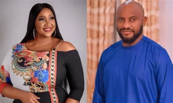 
“He Is Trying To Do Collateral Damage” Reactions Trail May Edochie’s Countenance As She Reunites With Yul Edochie 