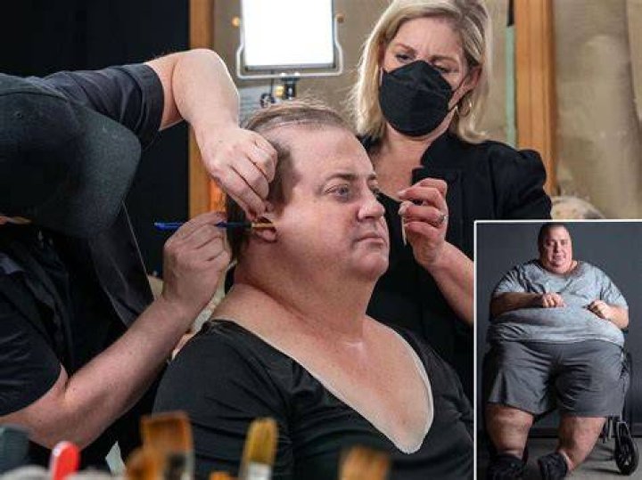 
How much weight did Brendan Fraser gain for Oscar-nominated movie The Whale or was it just make-up? 