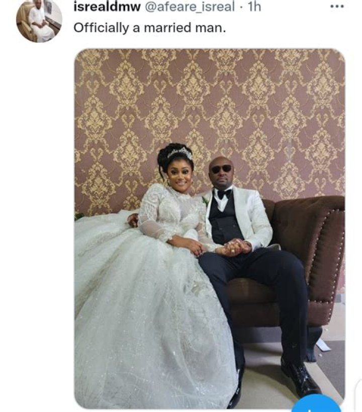 
“I’m the greatest.” Sheila, Israel DMW’s wife, brags ahead of their white wedding. 
