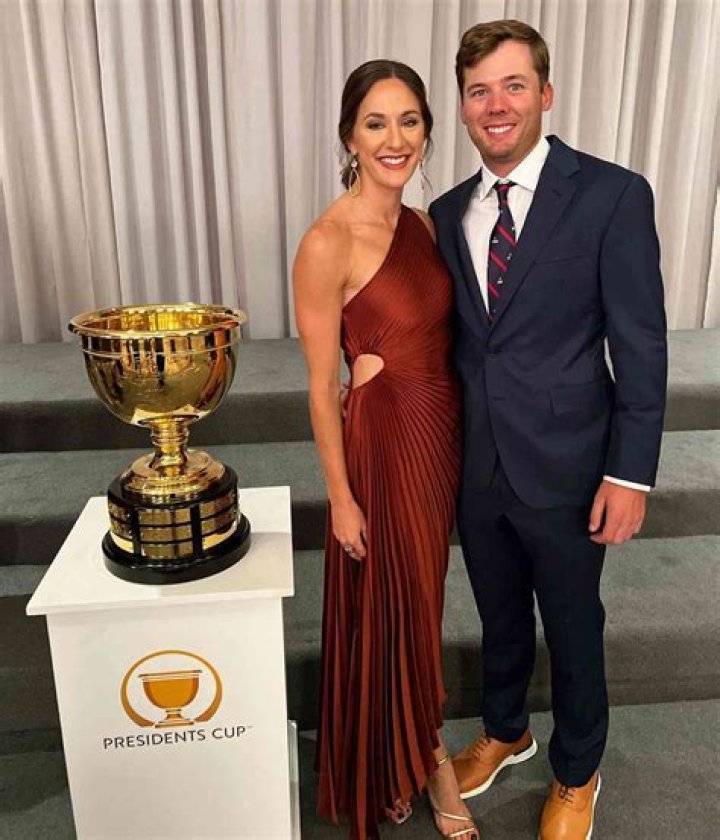 
Is Sam Burns Related To Arnold Palmer? Parents and Wife Caroline Campbell 