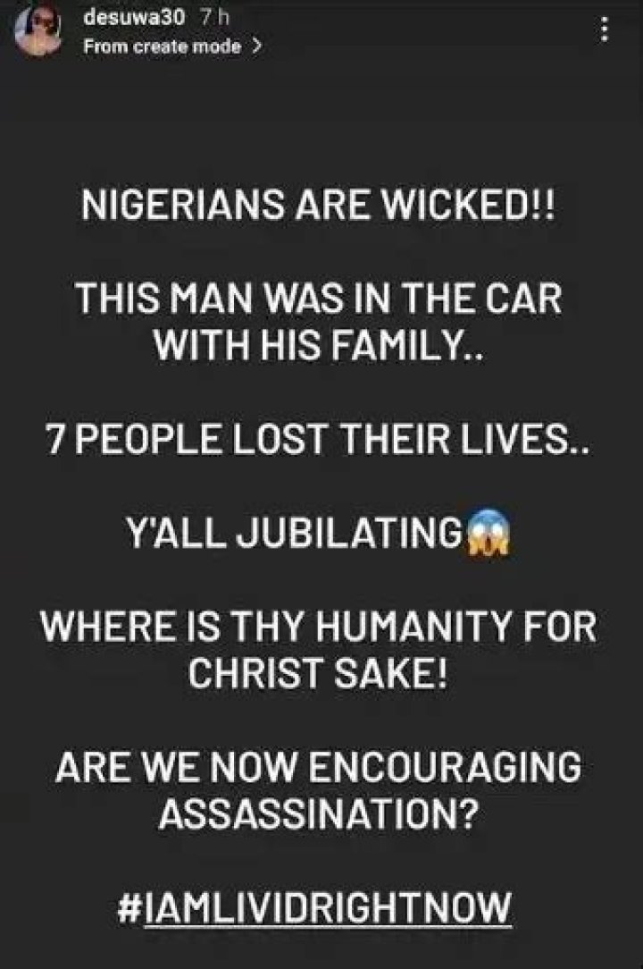 
Jude Ighalo’s wife, Sonia, slams Nigerians jubilating over assassination attempt of Apostle Suleman 