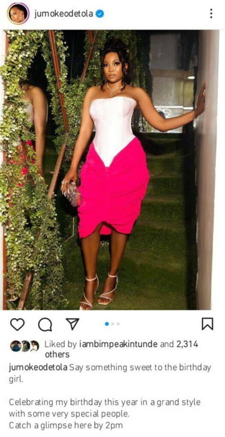 
Jumoke Odetola Celebrates Her Birthday In Grand Style. 
