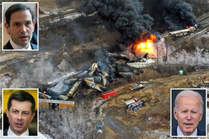 
Marco Rubio urges Biden to fire Pete Buttigieg over handling of Ohio train derailment 