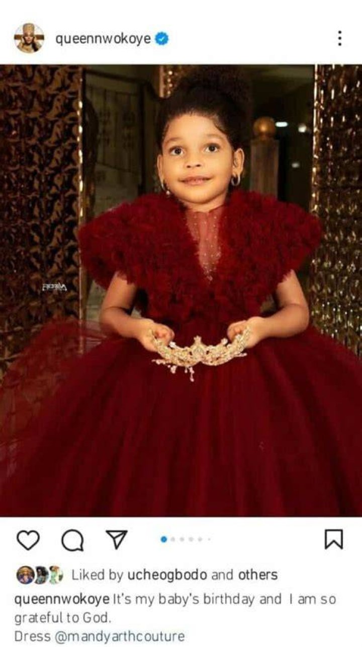 
“My gift from God” Queen Nwokoye celebrates daughter’s 4th birthday in style 