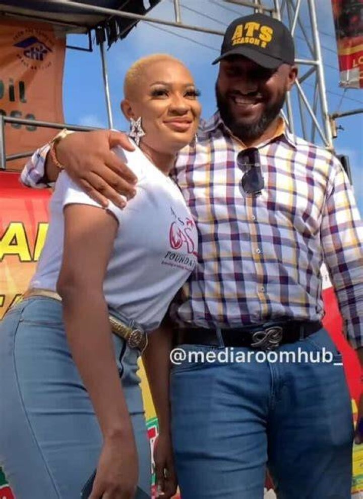 
“No Man Can Put Us Asunder” Yul Edochie Declares As He Reunites With Wife, May At Her Charity Launch 
