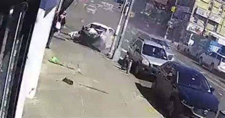 
NYC car crash: Two people dead, five others injured after car jumps curb in Brooklyn 