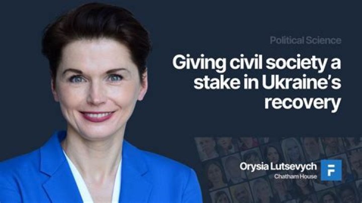 Orysia Lutsevych Chatham House Is A Researcher For Ukraine In Russia, Here Is What We Know About Her & Her Forum