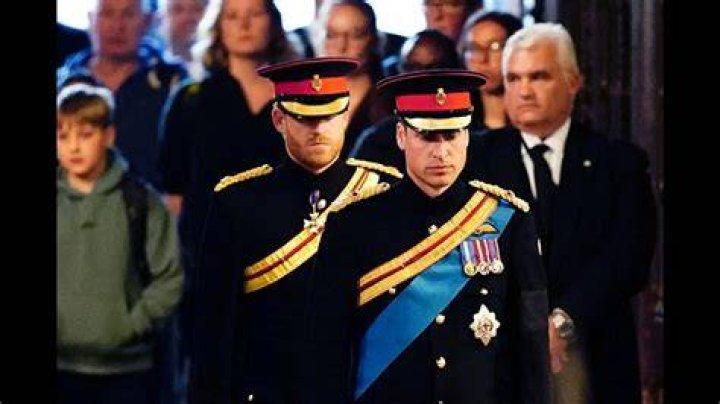 
Prince Harry Attends Queen Elizabeth’s Royal Funeral Service Not Wearing His Military Uniform 