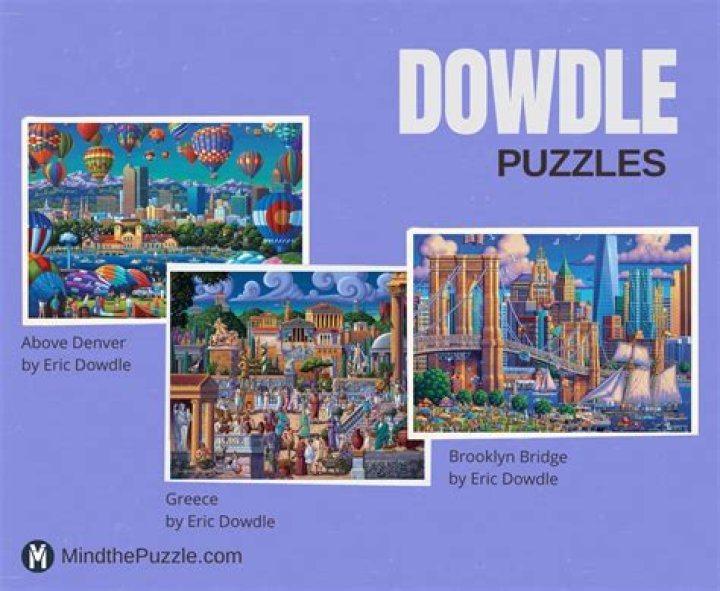 Puzzle Maker Eric Dowdle Family With Wife Deb and Children
