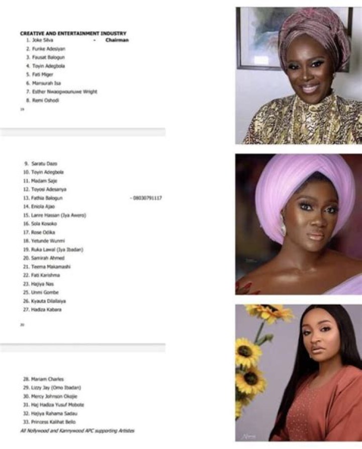 
Rahama Sadau Distances Herself From Tinubu’s Women Campaign Team 
