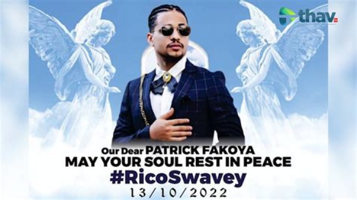 
Rico Swavey: BBNaija Season 3 Housemate, Patrick Fakoya Is Dead 