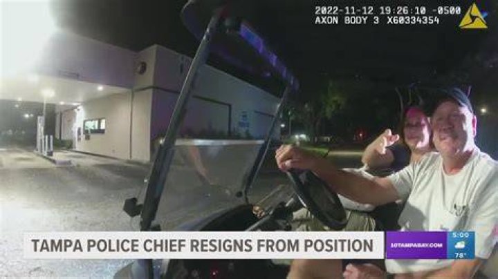 
Tampa Police Chief Resigns After Flashing Her Badge During Golf Cart Traffic Stop: ‘Just Let Us Go’ 