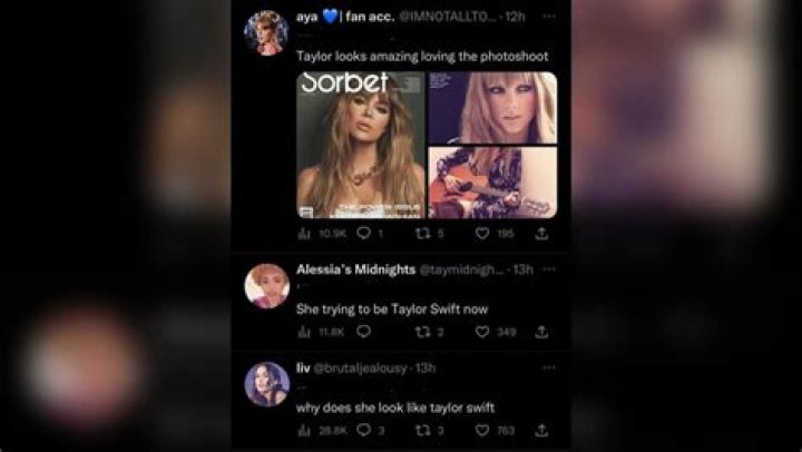 “Taylor Kardashian”: Khloe Kardashian Sorbet Magazine photoshoot sparks Taylor Swift comparisons