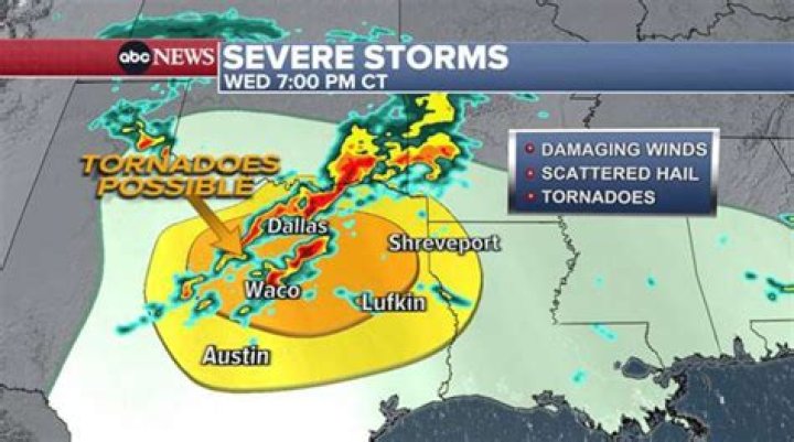 
Texas hail-storms: NWS issues severe thunderstorm warning in Waco, Dublin, Purves, Clairette and Olin 