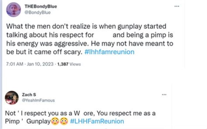 
“That wasn’t it”- Family Reunion: Love & Hip Hop Edition fans slam Gunplay for his comments on women 