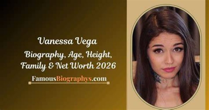 Vanessa Vega Height, Weight, Net Worth, Age, Birthday, Wikipedia, Who, Instagram, Biography