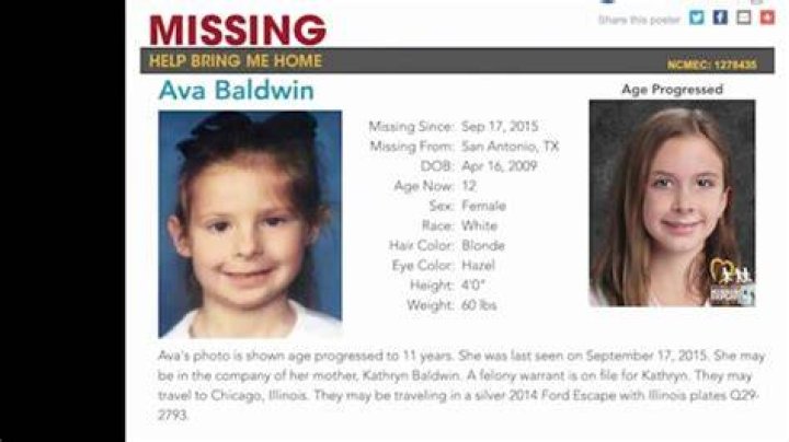 
Was Missing Ava Baldwin Found? Where Is Her Mother Kathryn Baldwin Today? 