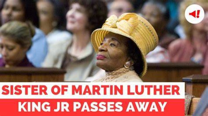 
Who is Christine King Farris, sister of Martin Luther King Jr passes away at 95? 