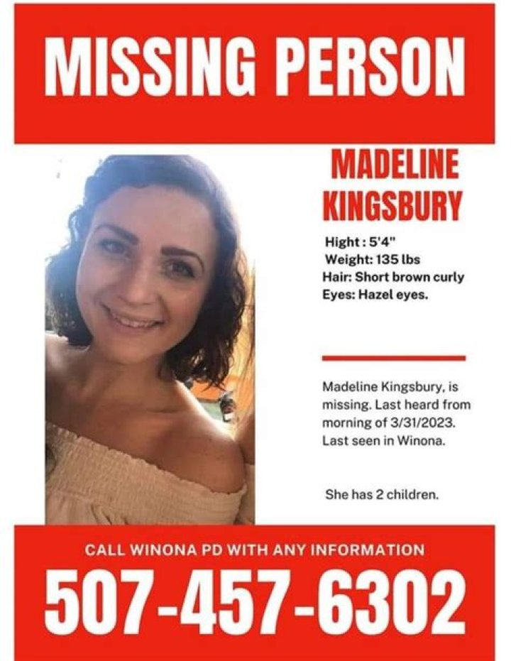 
Who is Madeline Kingsbury, missing Winona, Minnesota woman? 