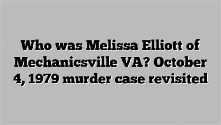 
Who Is Randy Lynn Elliott Mechanicsville VA? Revisit The Crazy The Elliot House Murders From October 4 1979 