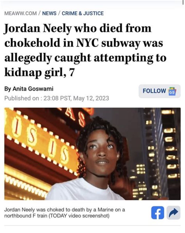 Who was Jordan Neely? Black Michael Jackson impersonator dies after chokehold in New York City subway