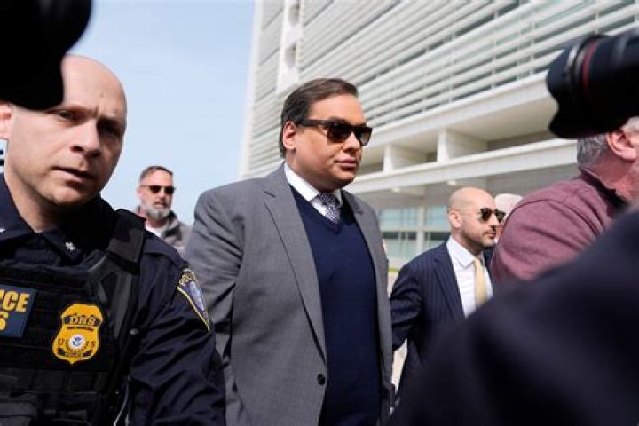 
Why was George Santos forced to leave pro-Trump protest outside Manhattan court? 