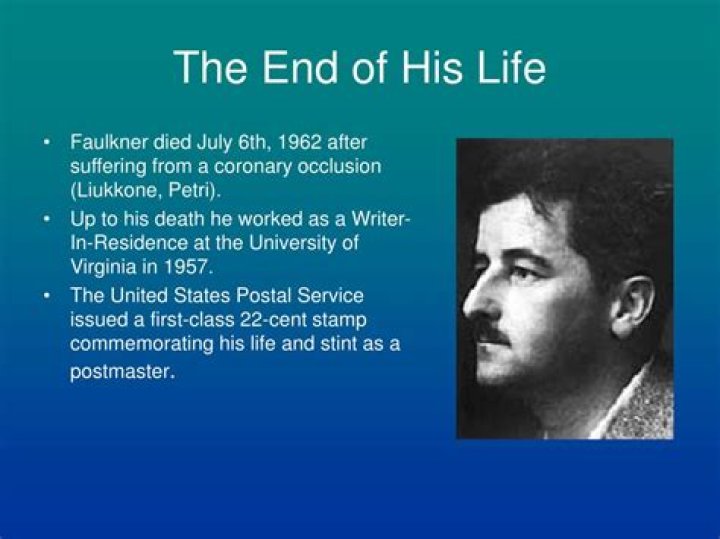 
William Faulkner Cause of Death, How did William Faulkner Die? 