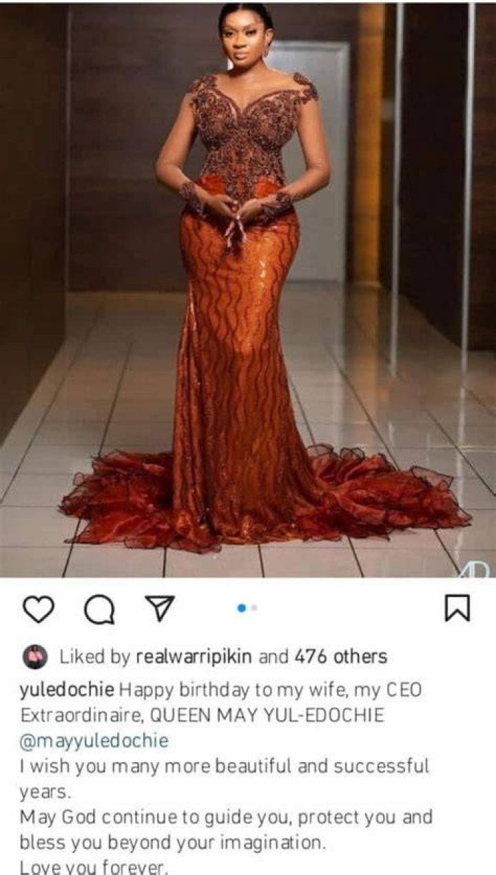 
Yul Edochie Surprises Wife, May Yul Edochie On Her Birthday 